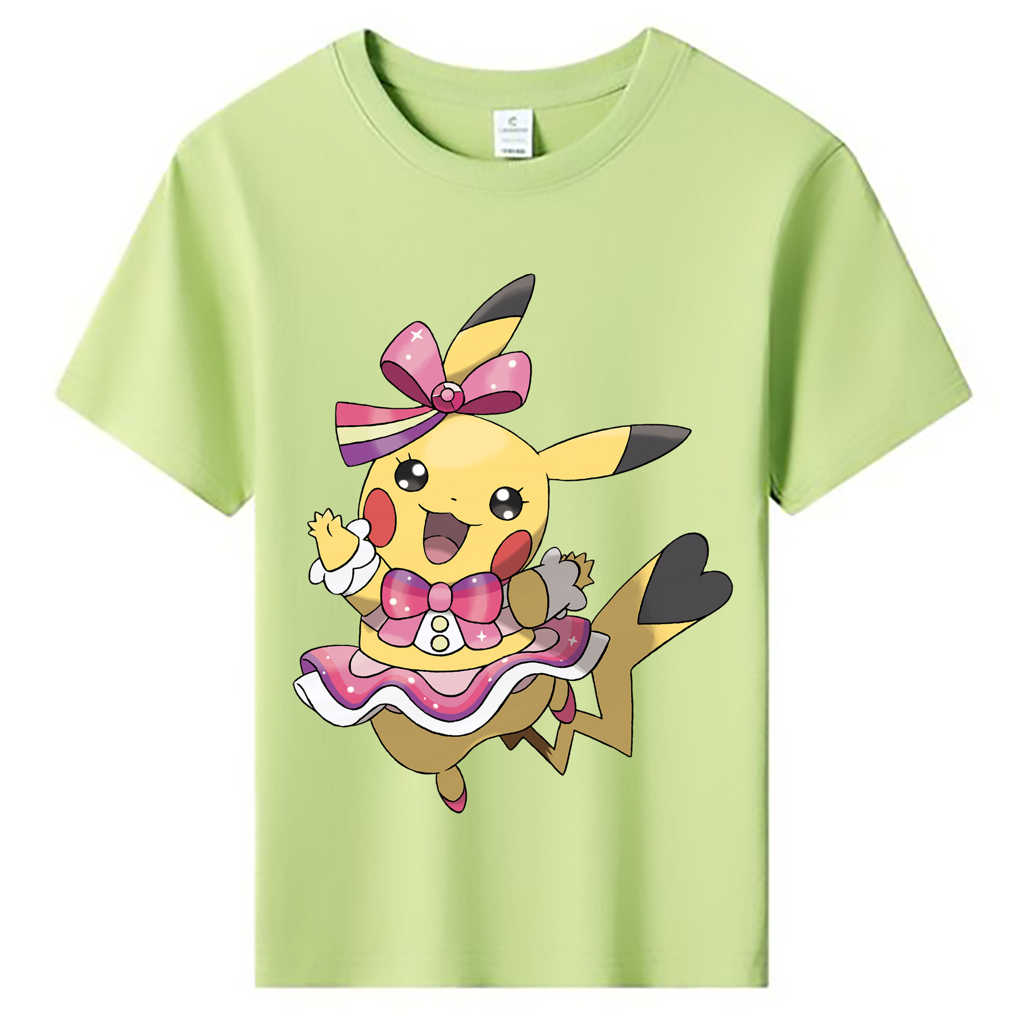 （画像用） ポケットモンスター Pokémon 綿100％キッズTシャツ（フロントプリント）